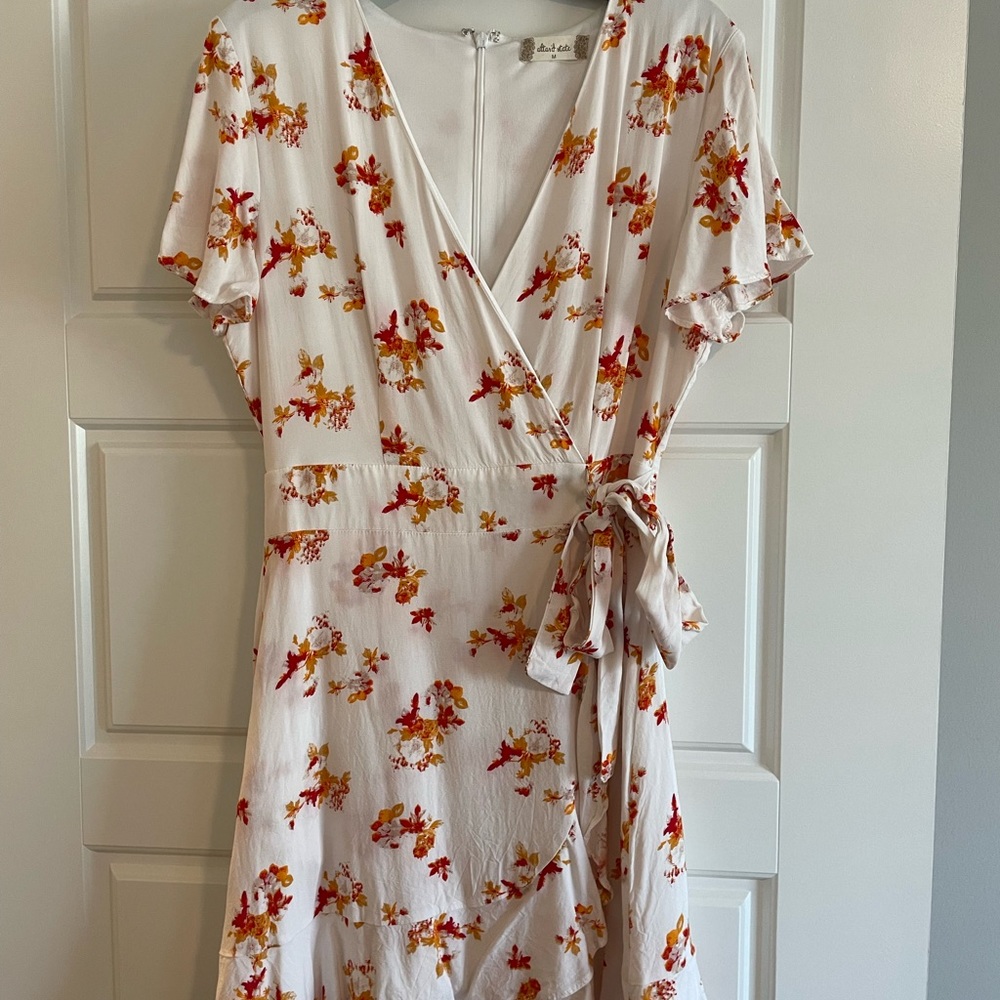 Mini wrap dress